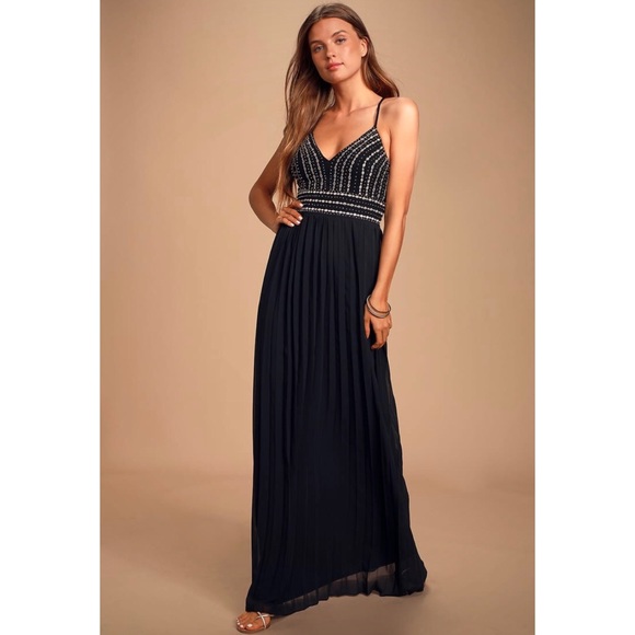 NEW Lulus “All Yours” Boho Beaded Casual MaxiDress - Picture 3 of 16